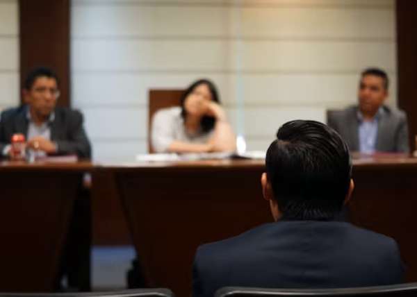 a group of people sitting around a conference table